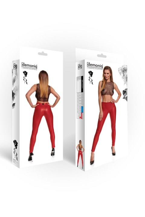 Bielizna - BRLIDIA001 legginsy czerwone rozmiar S Bielizna - BRLIDIA001 legginsy czerwone rozmiar S