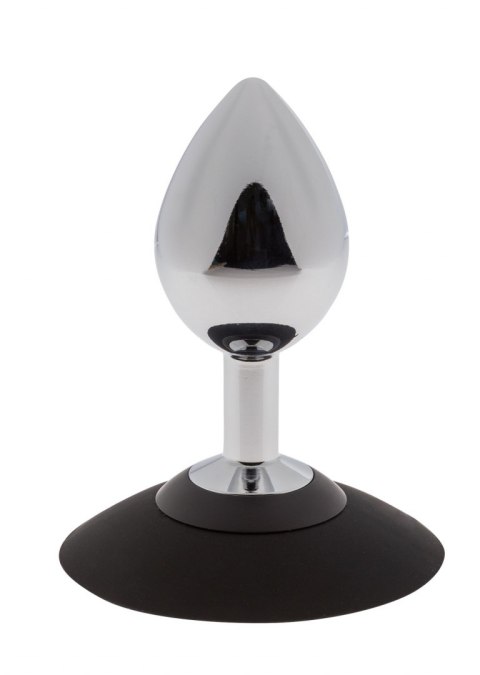 MALESATION Alu-Plug with suction cup medium, chrome MALESATION Alu-Plug with suction cup medium, chrome