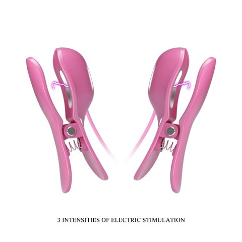 PRETTY LOVE -NIPPLE CLIP, 7 vibration functions 3 electric shock functions PRETTY LOVE -NIPPLE CLIP, 7 vibration functions 3 electric shock functions