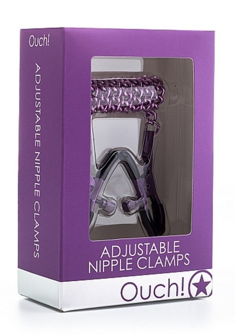 Adjustable Nipple Clamps - Purple Adjustable Nipple Clamps - Purple
