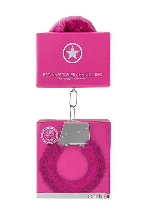 Beginner"s Handcuffs Furry - Pink Beginner"s Handcuffs Furry - Pink