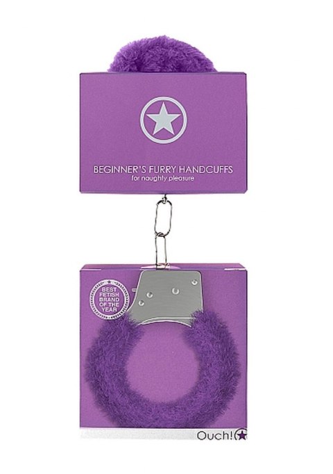 Beginner"s Handcuffs Furry - Purple Beginner"s Handcuffs Furry - Purple