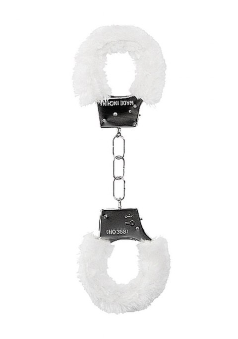 Beginner"s Handcuffs Furry - White Beginner"s Handcuffs Furry - White