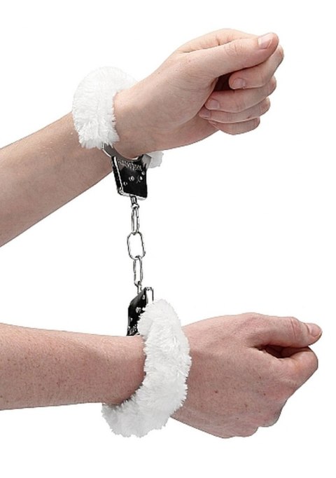 Beginner"s Handcuffs Furry - White Beginner"s Handcuffs Furry - White
