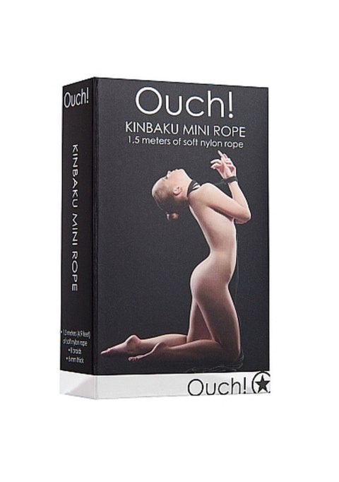Kinbaku Mini Rope - 1,5m - Black Kinbaku Mini Rope - 1,5m - Black