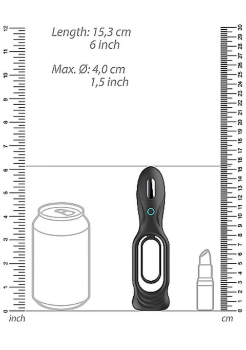 N0. 88 - Vibrating Rechargeable Cock Ring - Black N0. 88 - Vibrating Rechargeable Cock Ring - Black