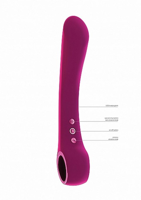 Ombra - Bendable Vibrator Punkt G - Pink Ombra - Bendable Vibrator Punkt G - Pink