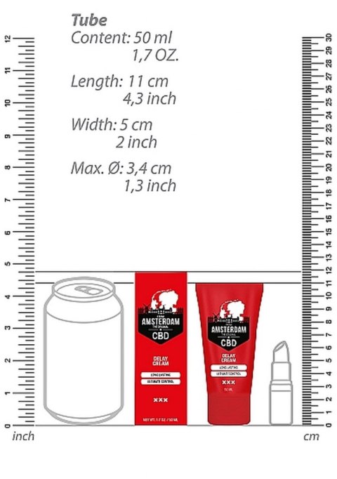 Original CBD from Amsterdam - Delay Cream - 50 ml Original CBD from Amsterdam - Delay Cream - 50 ml