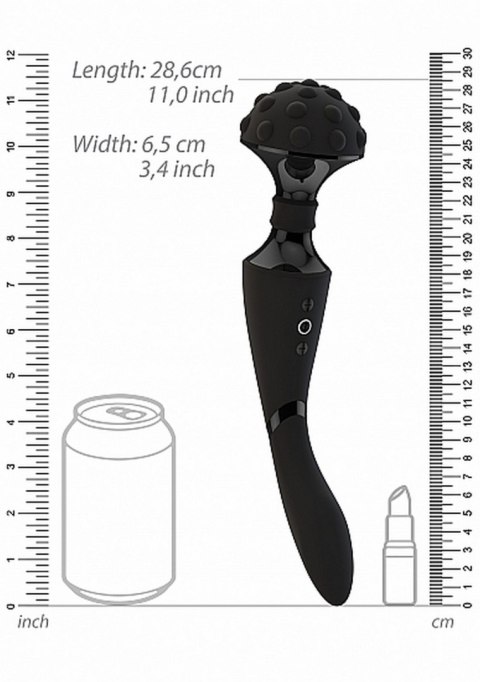 Stymulator- Shiatsu Bendable Massager Wand - Black Stymulator- Shiatsu Bendable Massager Wand - Black