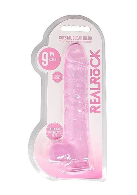 9" / 23 cm Realistic Dildo With Balls - Pink 9" / 23 cm Realistic Dildo With Balls - Pink