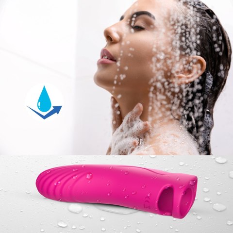 WIBRUJĄCA NAKŁADKA NA PALEC Aurora pink WIBRUJĄCA NAKŁADKA NA PALEC Aurora pink