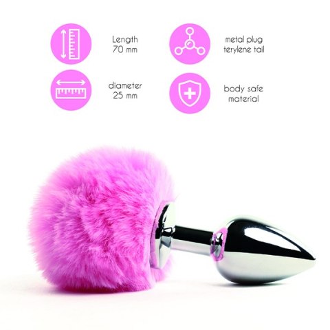 FeelzToys - Bunny Tails Butt Plug Pink FeelzToys - Bunny Tails Butt Plug Pink