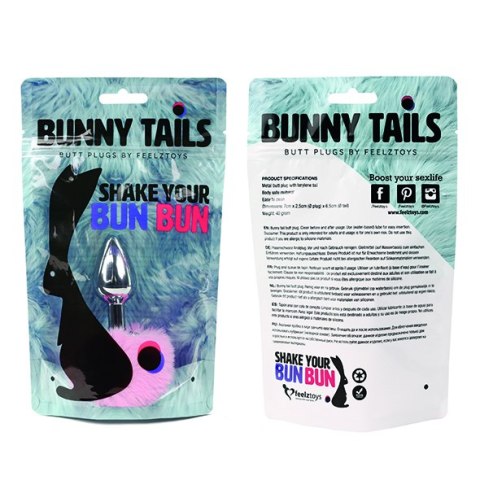 FeelzToys - Bunny Tails Butt Plug Pink FeelzToys - Bunny Tails Butt Plug Pink