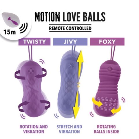 FeelzToys - Remote Controlled Motion Love Balls Jivy FeelzToys - Remote Controlled Motion Love Balls Jivy