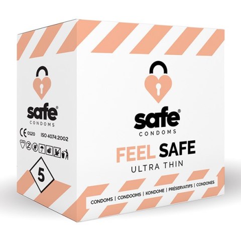 SAFE - Condoms Feel Safe Ultra Thin (5 pcs)