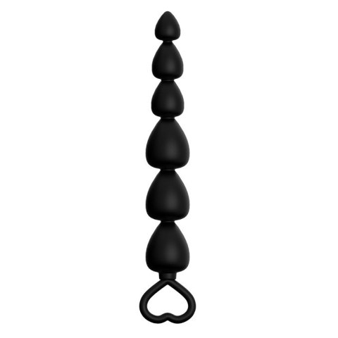 Plug-Power Escorts - Anal Beads Runner - Silicone-Black Plug-Power Escorts - Anal Beads Runner - Silicone-Black