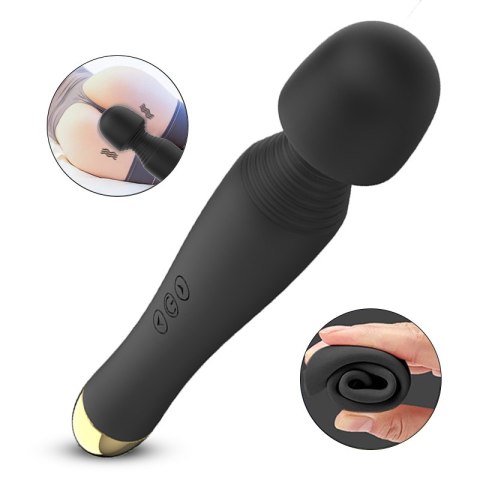 WIBRATOR SEX MASAŻER DO ŁECHTACZKI Black USB 6 Vibration WIBRATOR SEX MASAŻER DO ŁECHTACZKI Black USB 6 Vibration