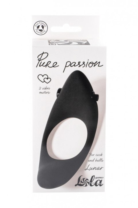 Pierścień-Erection Vibroring Pure Passion Lunar Black Pierścień-Erection Vibroring Pure Passion Lunar Black