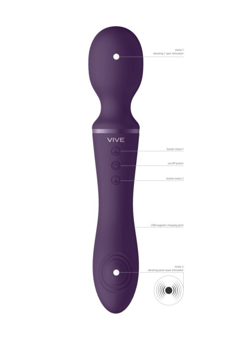 Enora - Wand & Vibrator - Purple Enora - Wand & Vibrator - Purple
