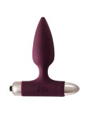 Vibrating Anal Plug Spice it up New Edition Glory Wine red