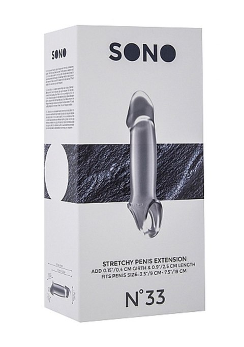 No.33 - Stretchy Penis Extension - Translucent No.33 - Stretchy Penis Extension - Translucent