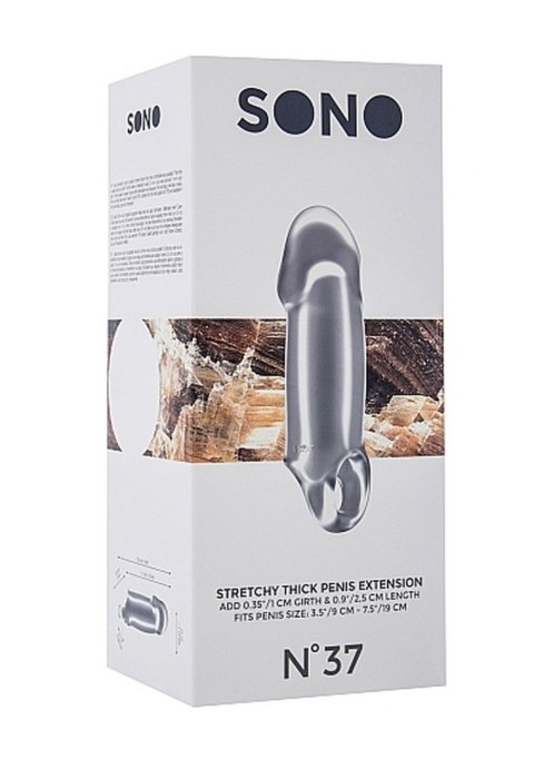No.37 - Stretchy Thick Penis Extension - Translucent No.37 - Stretchy Thick Penis Extension - Translucent