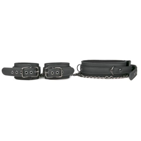 Kajdanki-Leather Collar With Handcuffs Kajdanki-Leather Collar With Handcuffs