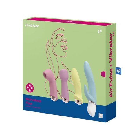 ZESTAW EROTYCZNY Marvelous Four Air pulse + Vibrator set