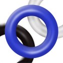 Ring-Donut Cockring 3 Pack-3 colors blue/clear/black