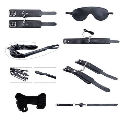 Secret Desires Black BDSM Kit 8pcs Secret Desires Black BDSM Kit 8pcs