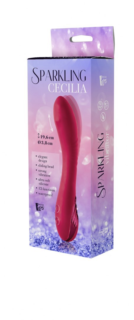 SPARKLING SLIDING BEAD VIBRATOR CECILIA SPARKLING SLIDING BEAD VIBRATOR CECILIA
