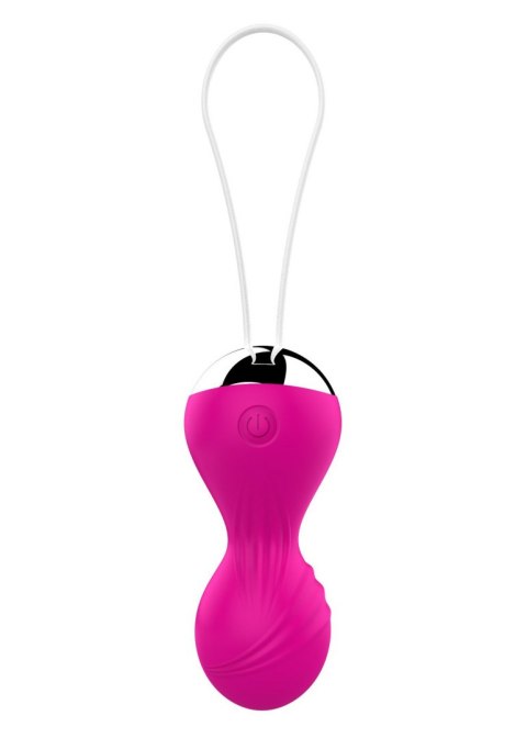 Kulki-Vibrating Silicone Kegel Balls USB 10 Function / Remote control -Pink Kulki-Vibrating Silicone Kegel Balls USB 10 Function / Remote control -Pink