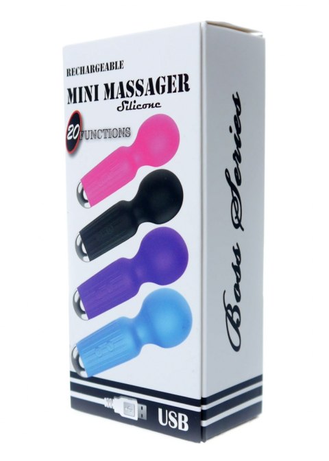 Stymulator-Rechargeable Mini Masager USB 20 Functions - Black Stymulator-Rechargeable Mini Masager USB 20 Functions - Black