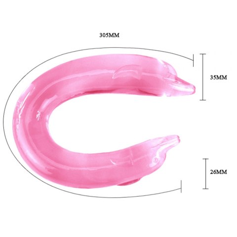 BAILE- DOUBLE DOLPHIN, Bendable pink BAILE- DOUBLE DOLPHIN, Bendable pink