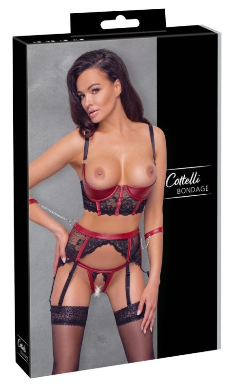 Shelf Bra Set black/red L