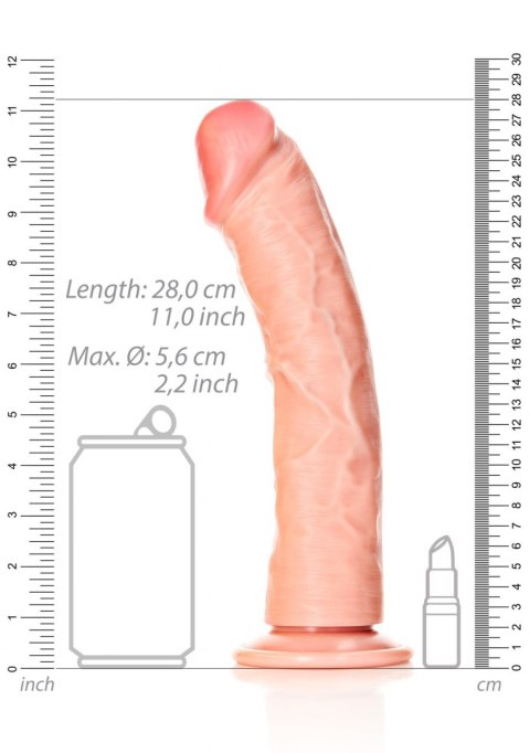 Curved Realistic Dildo with Suction Cup - 10""/ 25,5 cm Curved Realistic Dildo with Suction Cup - 10""/ 25,5 cm