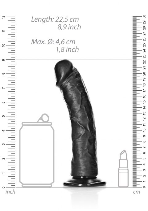 Curved Realistic Dildo with Suction Cup - 8""/ 20,5 cm Curved Realistic Dildo with Suction Cup - 8""/ 20,5 cm