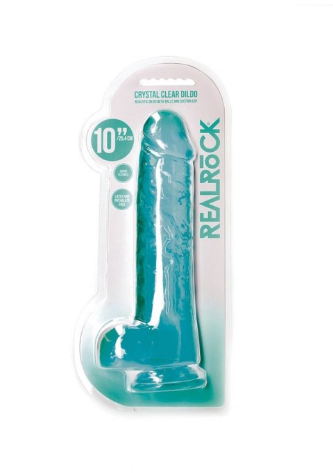 Realistic Dildo with Balls - 10""/ 25,4 cm