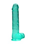 Realistic Dildo with Balls - 10""/ 25,4 cm