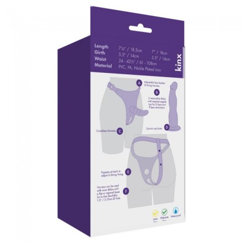 Proteza- Me You Us Double Tip Strap On Pink Proteza- Me You Us Double Tip Strap On Pink