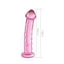 7.5" Glass Romance Pink