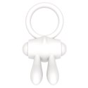 Power Clit Silicone Cockring White