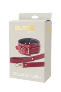 BLAZE ELITE COLLAR AND LEASH RED