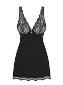 Bielizna-Luvae babydoll i stringi Czarny XS/S