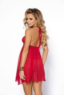 Bielizna-Essie red chemise L (czerwona halka)