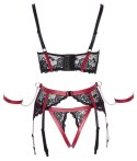 Shelf Bra Set black/red L