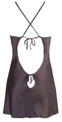 Satin Chemise Black M