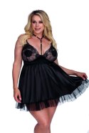 CYLA black chemise XL+ (XXL/XXXL) czarna halka