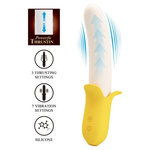 PRETTY LOVE - Banana Greek, 7 vibration functions 3 thrusting settings PRETTY LOVE - Banana Greek, 7 vibration functions 3 thrusting settings