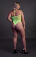 Body with Halter Neck - Neon Green - XL/XXXXL